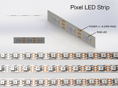 3D Design Image of Pixel LED Image 3D Design Image of Pixel LED Image